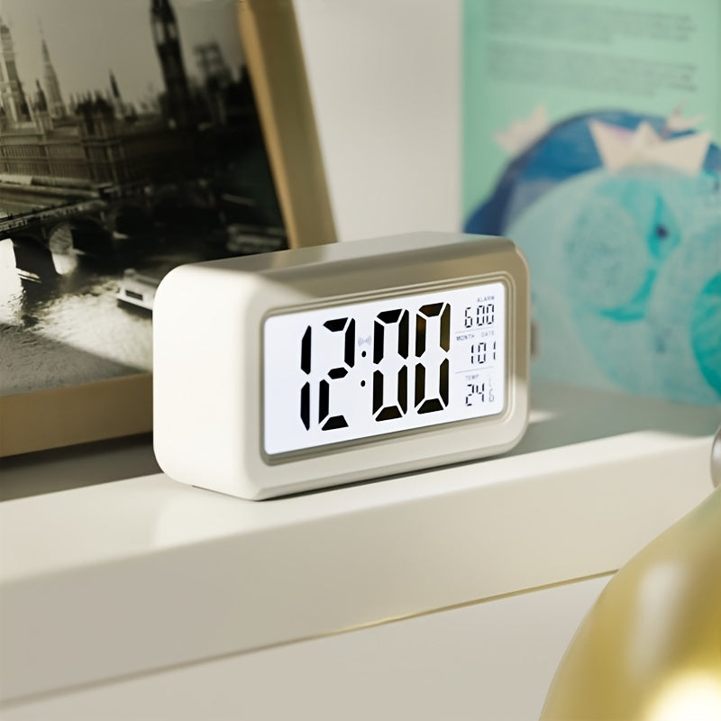 Sandsberg | Schlanker Digitaler Wecker | LCD-Anzeige mit Schlummerfunktion | Mehrere Farben
