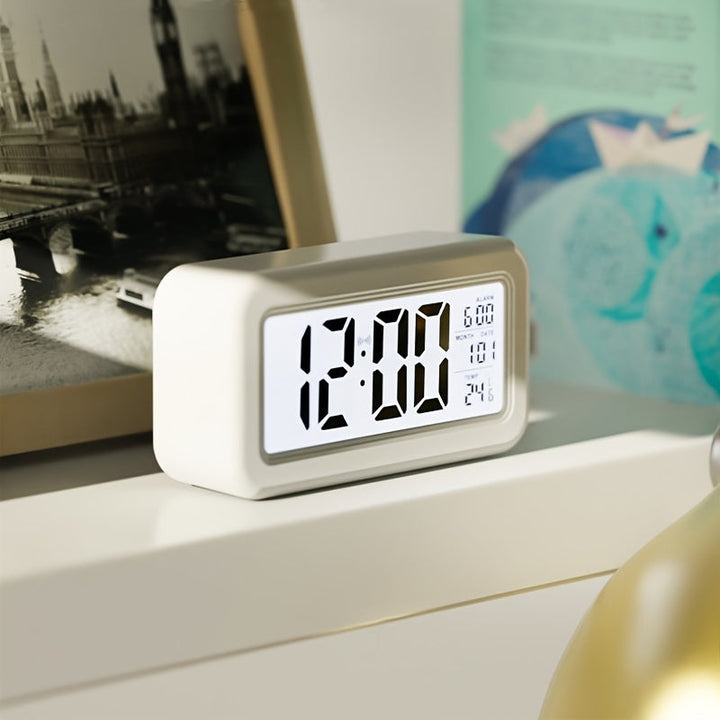 Sandsberg | Schlanker Digitaler Wecker | LCD-Anzeige mit Schlummerfunktion | Mehrere Farben