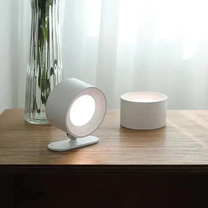 Karnz | Spotlight Kabellose Wandlampe - 360° Rotation, Dimmbar, Wiederaufladbare Wandlicht