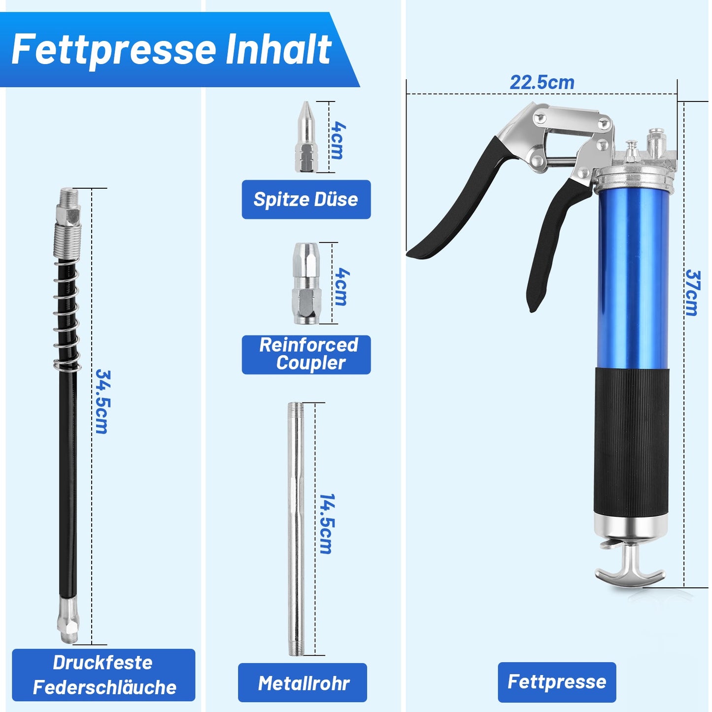 Fettpresse Handhebelfettpresse Pistolenfettpresse | Karnz