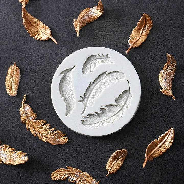 Feathers Fondant Mold | Karnz