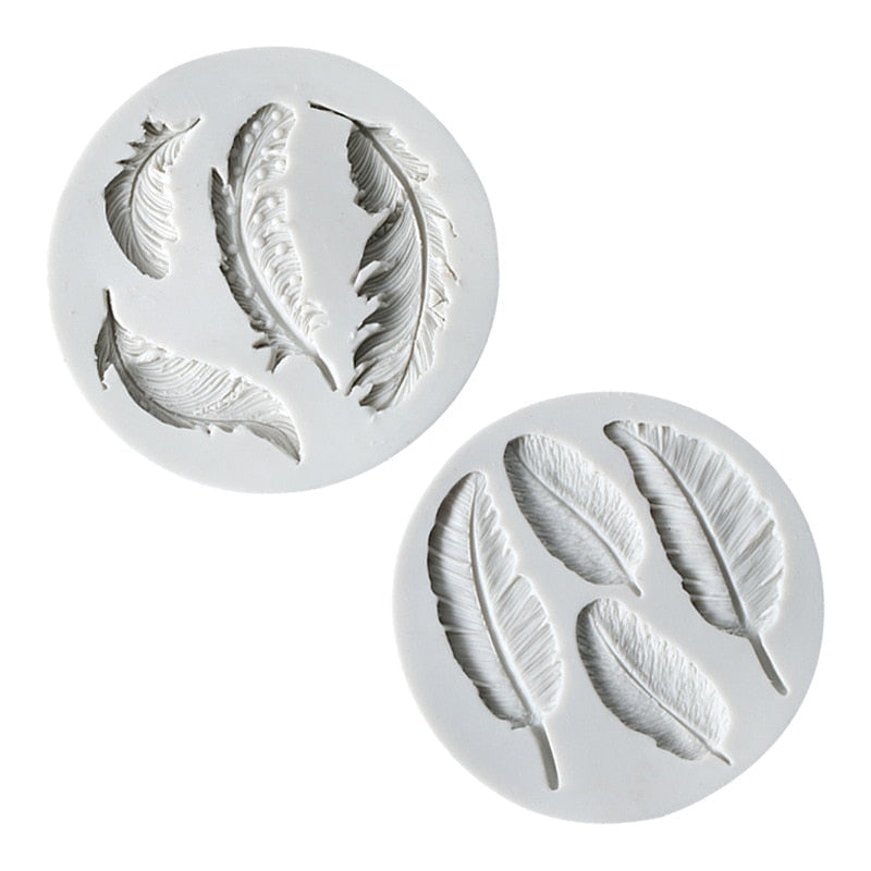 Feathers Fondant Mold | Karnz
