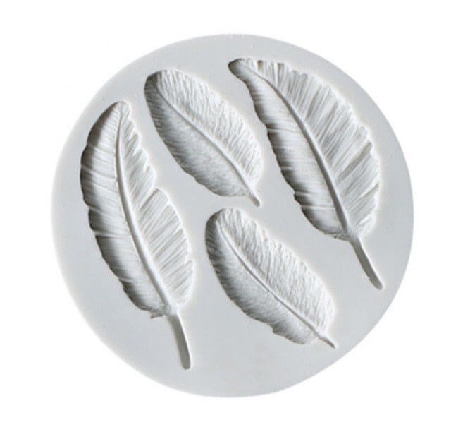 Feathers Fondant Mold | Karnz