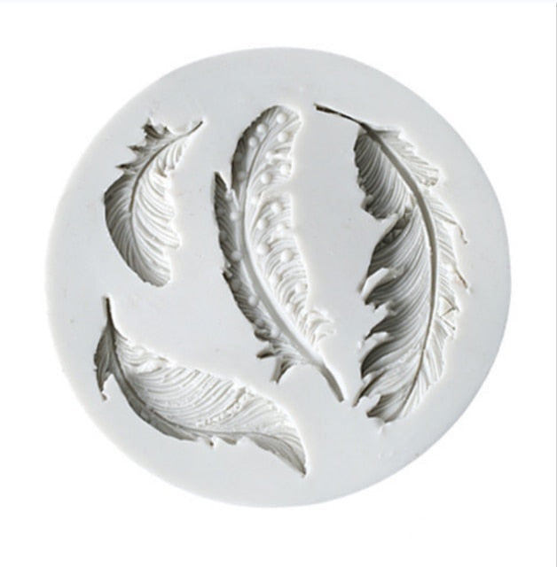 Feathers Fondant Mold | Karnz