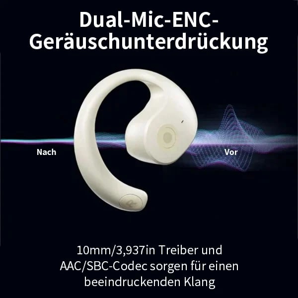 Kabellose Bluetooth-Kopfhörer | Kabellose Freiheit, atemberaubende Klarheit | Karnz