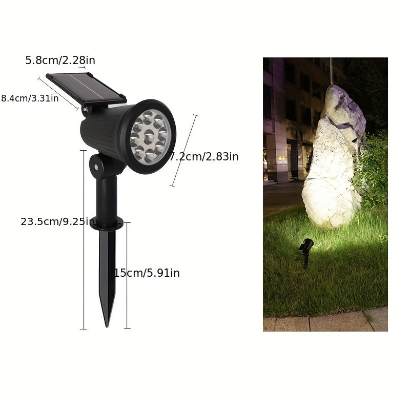 SolarLuxe Spotlight - Nachhaltige 9LED Gartenbeleuchtung | Karnz