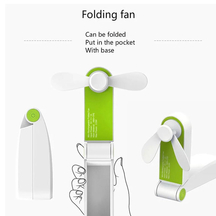 Kompakter wiederaufladbarer Handventilator | Karnz