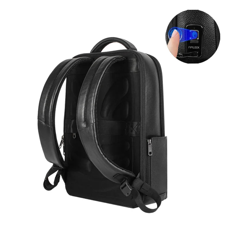 Herren Business Laptop Rucksack mit Fingerabdruckschloss – Große Kapazität Diebstahlschutz | Karnz
