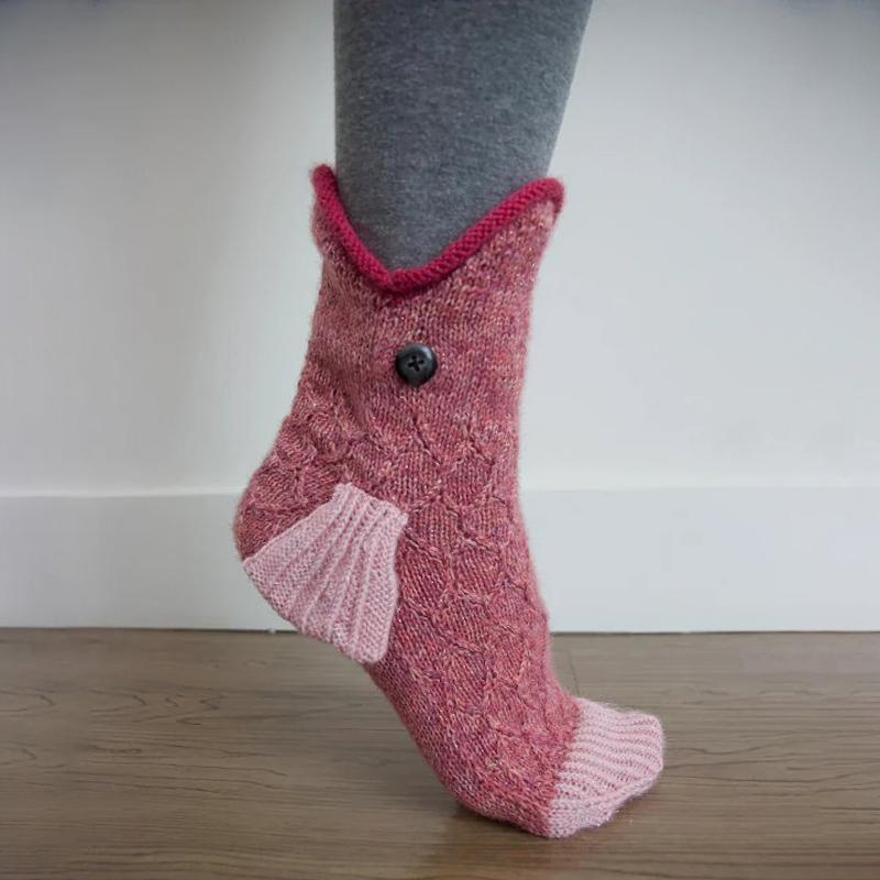 Karnz gestrickte Tiersocken