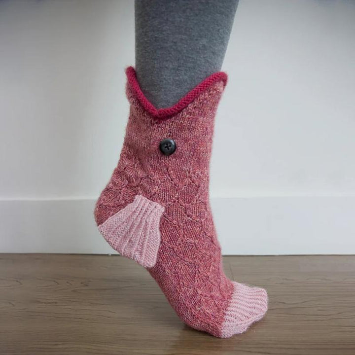 Karnz gestrickte Tiersocken