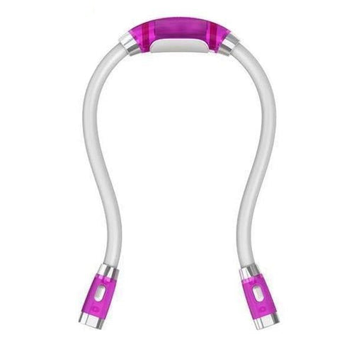 FlexiGlow – Flexible LED-Nackenlampe zum Stricken, Basteln und Lesen