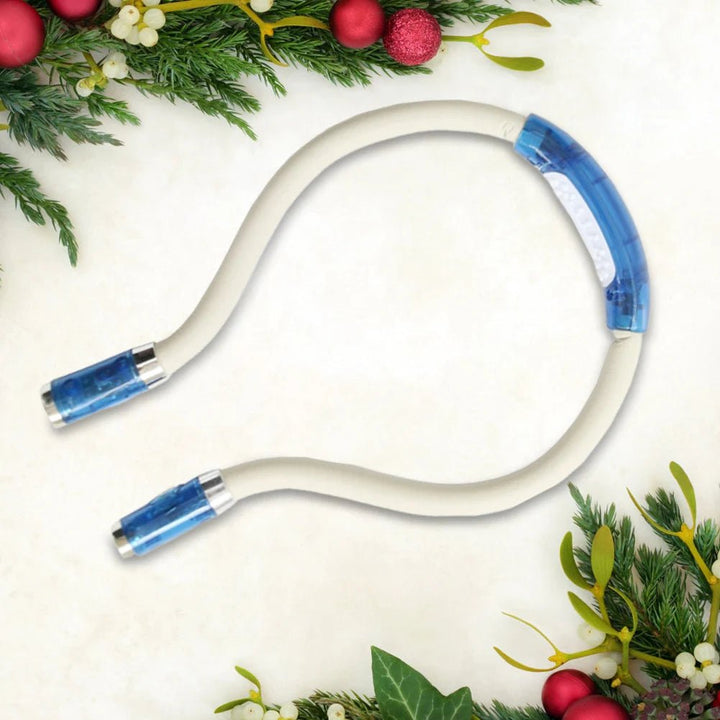 FlexiGlow – Flexible LED-Nackenlampe zum Stricken, Basteln und Lesen