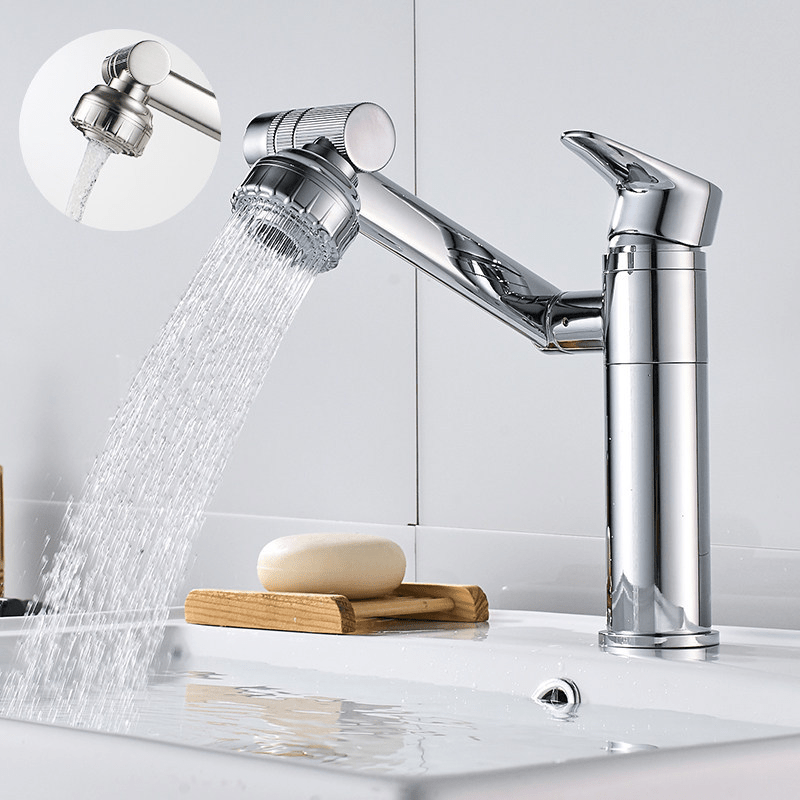 Flexispout – 360° flexible Armatur mit Sprühfunktion für mehr Komfort am Waschbecken