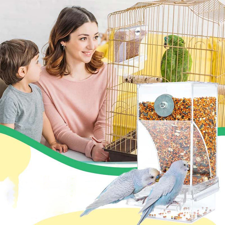 Automatischer, auslaufsicherer Vogelfutterspender | Karnz