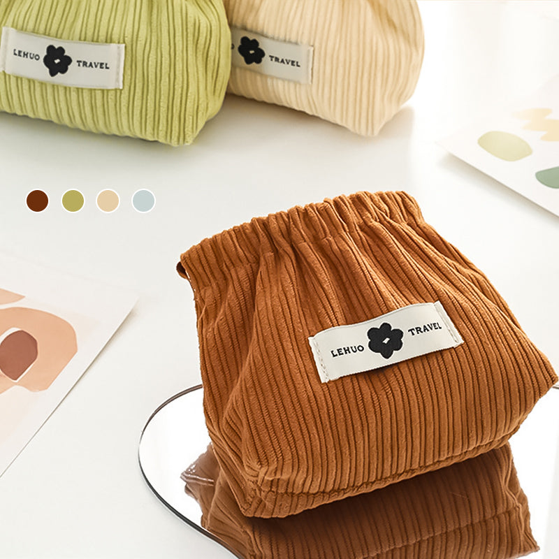 Kosmetiktasche aus Cord  | Karnz