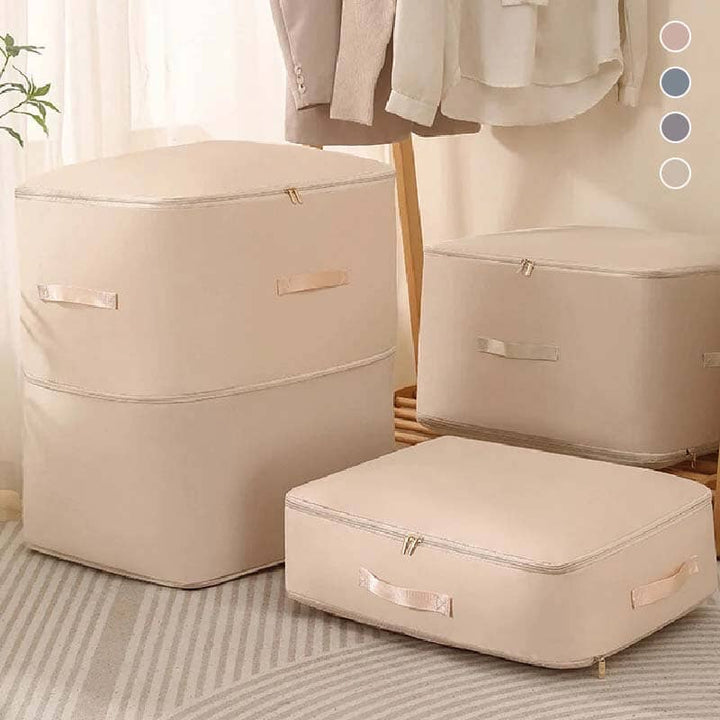 Extrem platzsparender, selbstkomprimierender Organizer