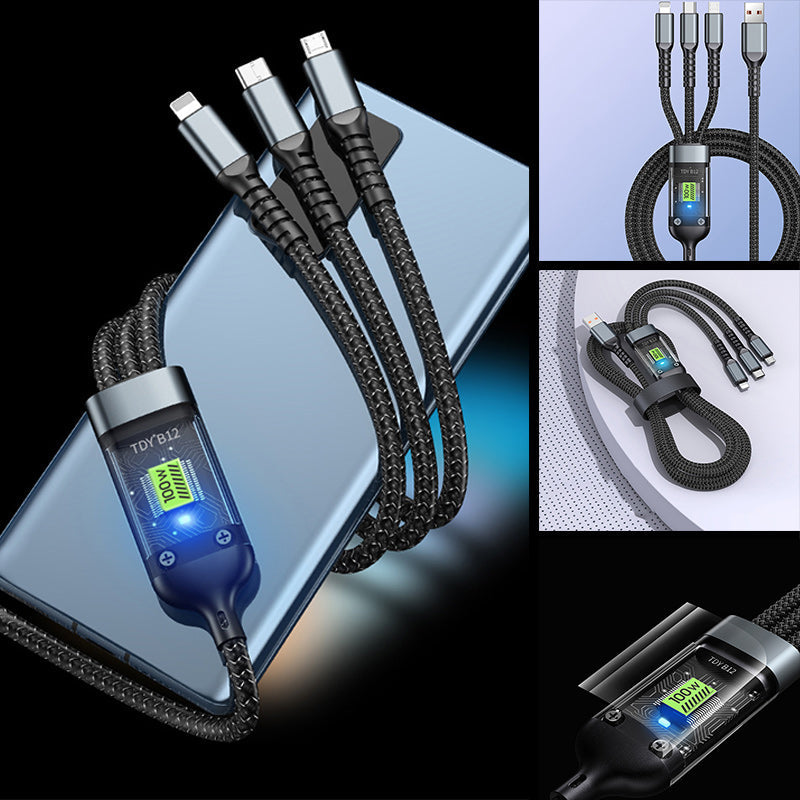 Superschnelles Lade-3-in-1-Datenkabel