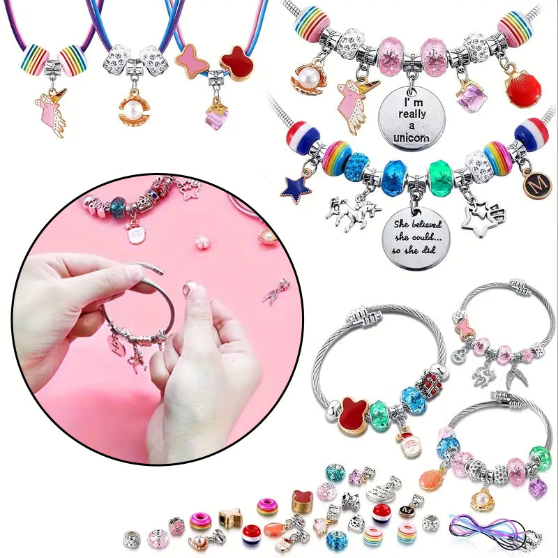 DIY-Set für Mädchen-Charm-Armbänder