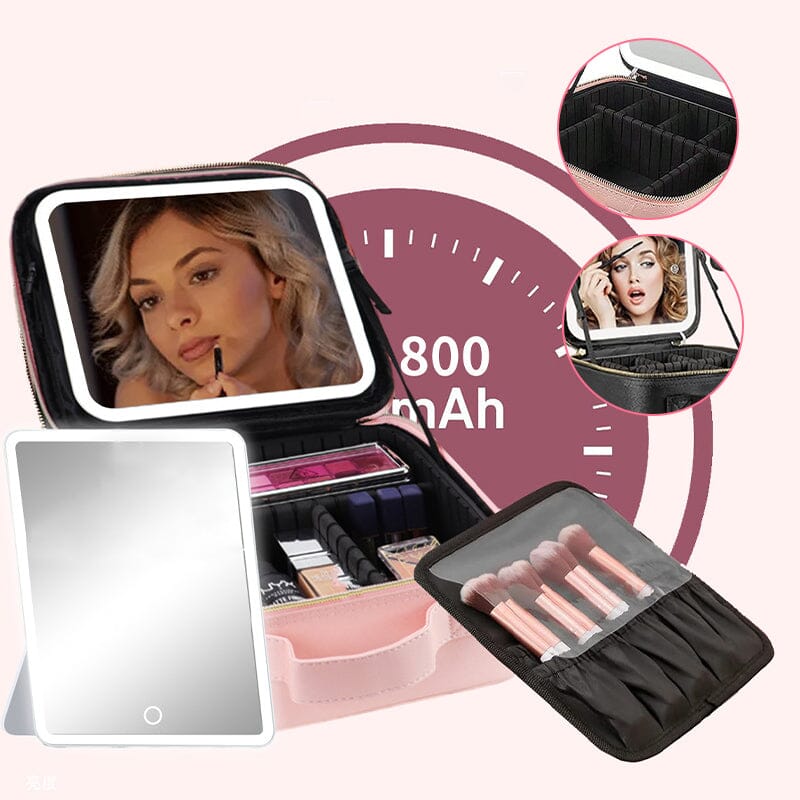LED Licht Tragbare Make-up Tasche | Karnz