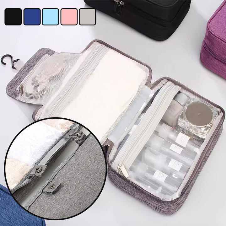 Wasserabweisende Make-up-Tasche mit Aufhängehaken | Karnz