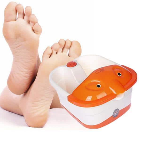 Fußbad mit Wärme- Sprudel- Vibration und Rollenmassage | Karnz