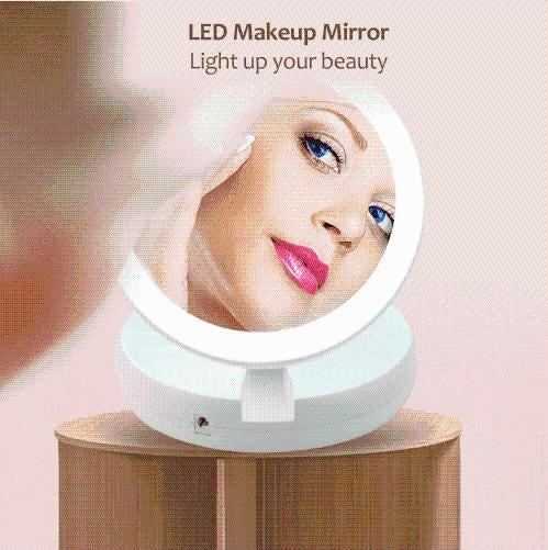 Faltender LED Makeup Spiegel | Karnz