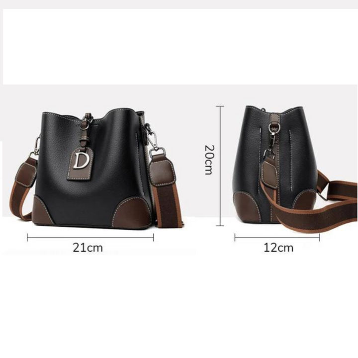 ShoulderBag: Echtes Leder Nische Damen Umhängetasche