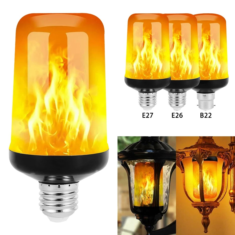 LED FLAME LIGHT PARTY LAMP - 4 MODI FEUER SIMULATION | Karnz