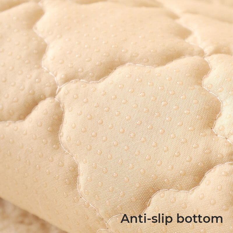Biscuit Plush Soft Rutschfeste Couchabdeckung mit Antirutschdesign | Karnz