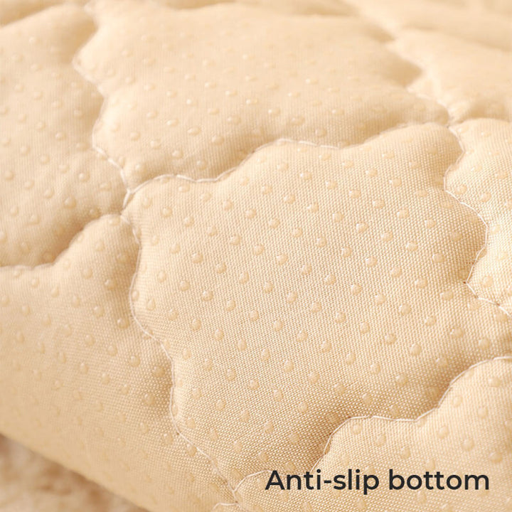 Biscuit Plush Soft Rutschfeste Couchabdeckung mit Antirutschdesign | Karnz