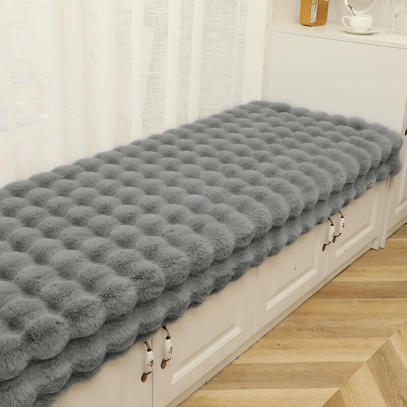 Kuschelplüsch Einfarbige Rutschfeste Couchdecke für Komfort | Karnz