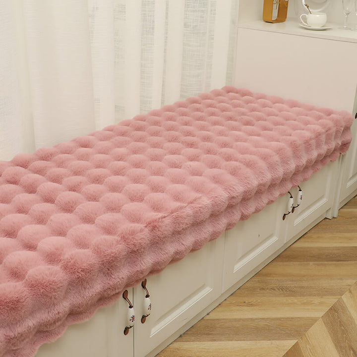 Kuschelplüsch Einfarbige Rutschfeste Couchdecke für Komfort | Karnz