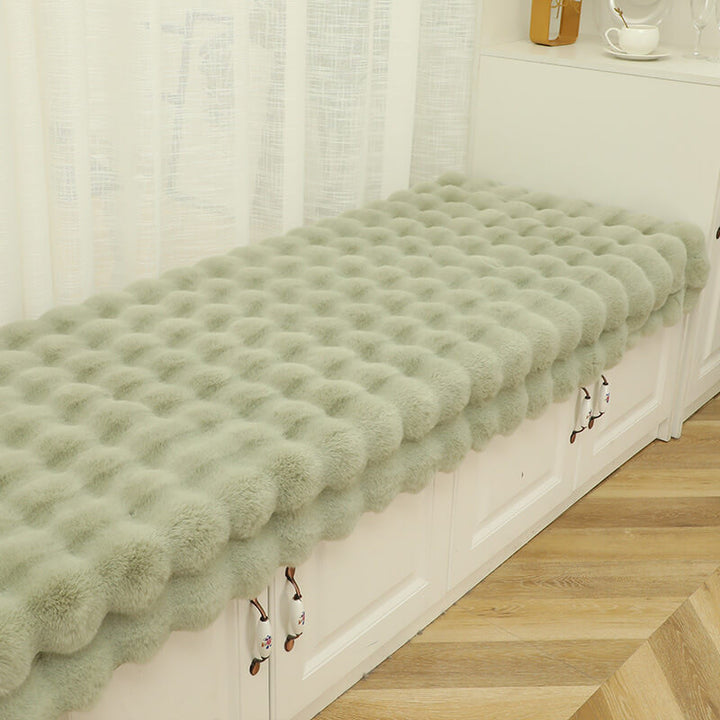 Kuschelplüsch Einfarbige Rutschfeste Couchdecke für Komfort | Karnz