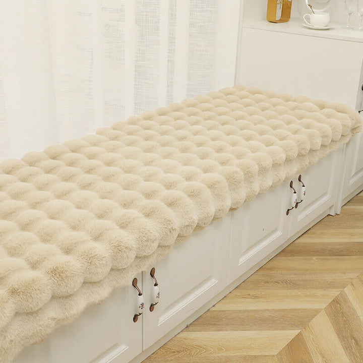 Kuschelplüsch Einfarbige Rutschfeste Couchdecke für Komfort | Karnz