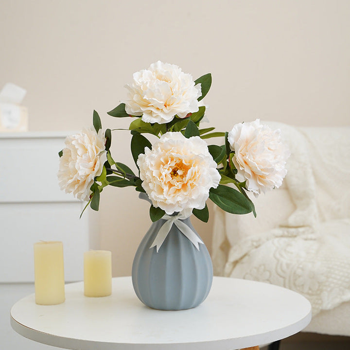 Künstliche 5 große Kopf Pfingstrosen Blumen | Karnz