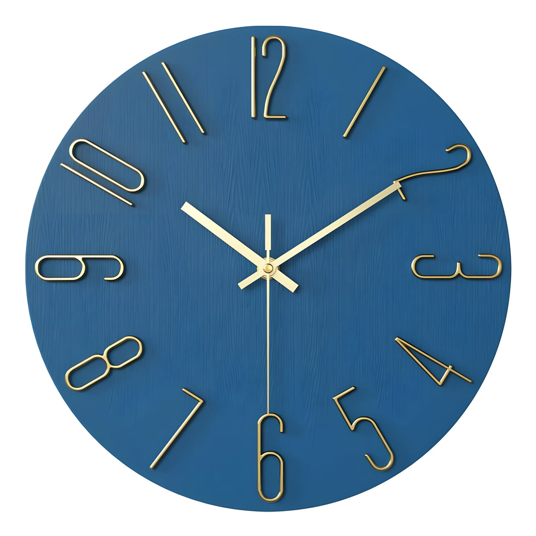 Einfaches Quarz-Design-Wanduhr - Still moderner Stil | Karnz