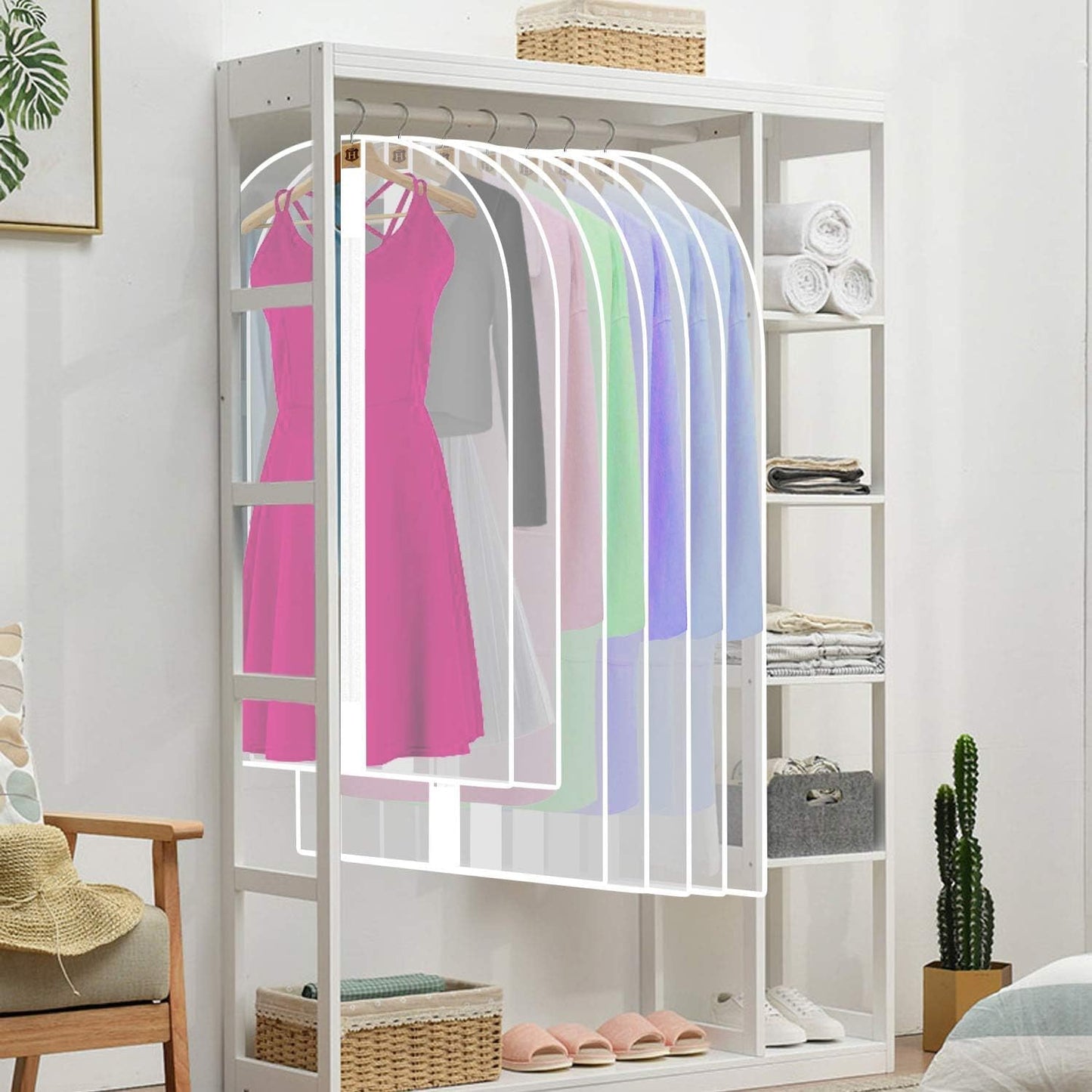 Extra-lange Kleid & Robe Kleiderbeutel – 180 cm Schutzhüllen mit Griffen | Karnz