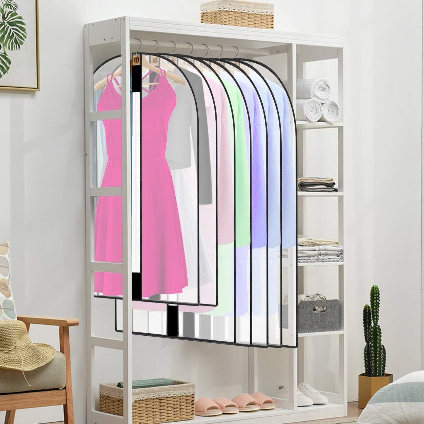 Extra-lange Kleid & Robe Kleiderbeutel – 180 cm Schutzhüllen mit Griffen | Karnz