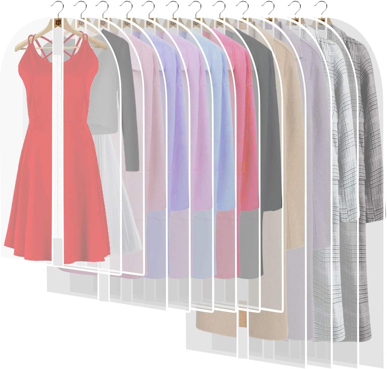Extra-lange Kleid & Robe Kleiderbeutel – 180 cm Schutzhüllen mit Griffen | Karnz