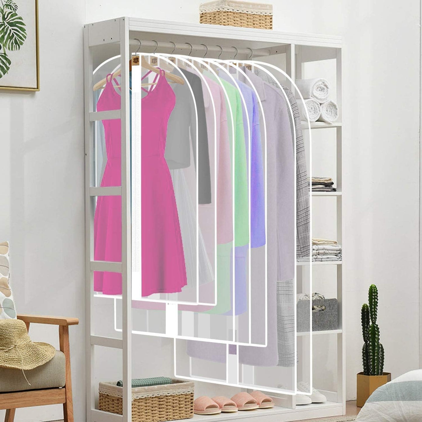 Extra-lange Kleid & Robe Kleiderbeutel – 180 cm Schutzhüllen mit Griffen | Karnz