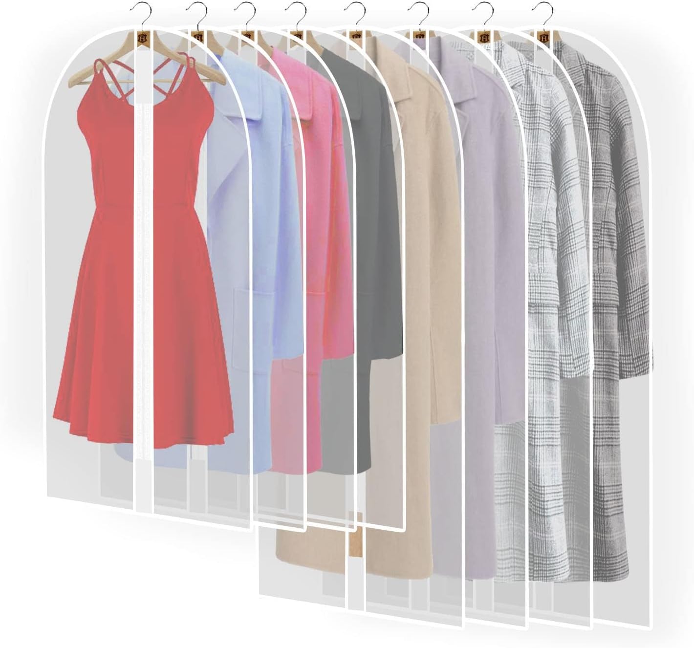Extra-lange Kleid & Robe Kleiderbeutel – 180 cm Schutzhüllen mit Griffen | Karnz