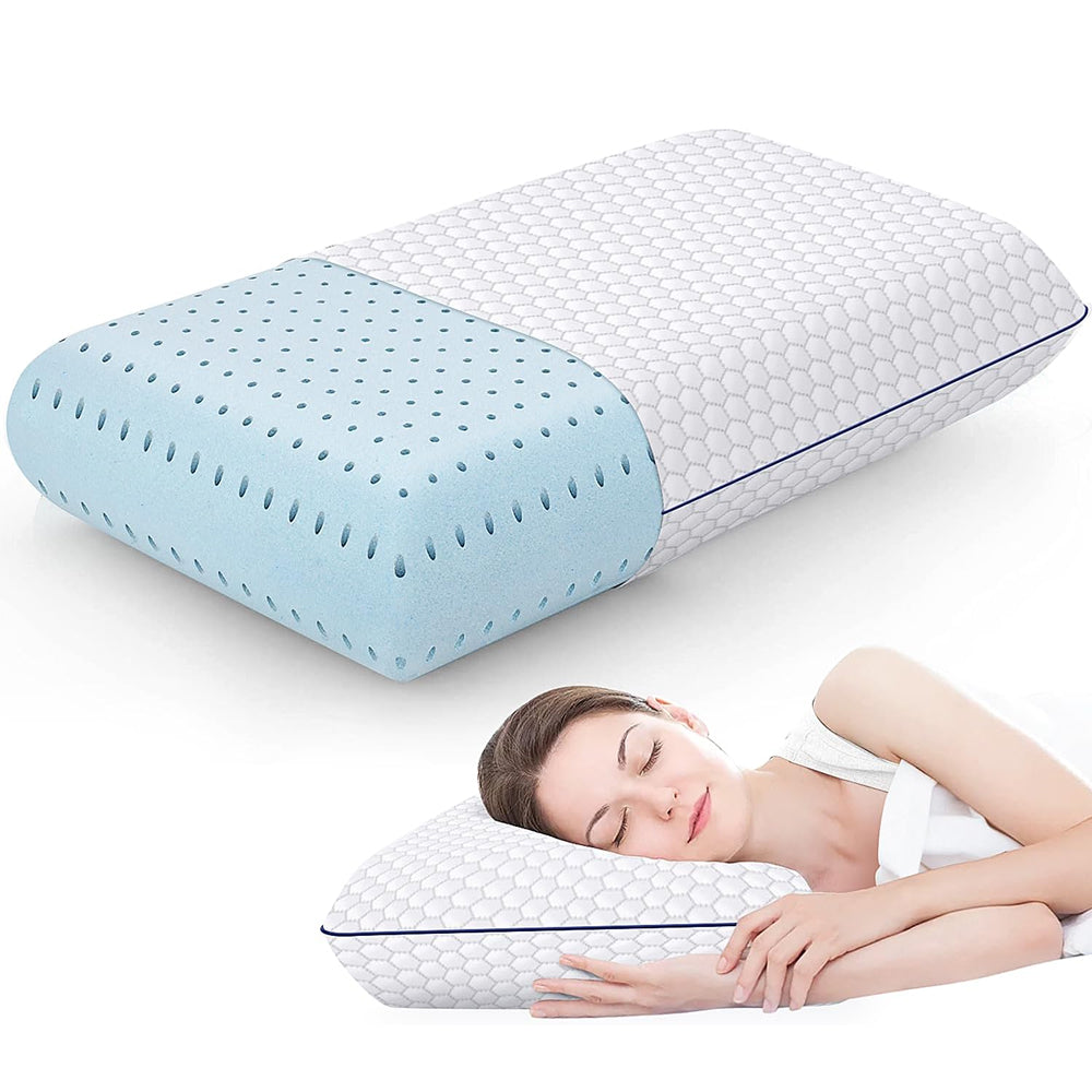GeliPillex Kühlgel Memory-Foam-Kissen | Karnz