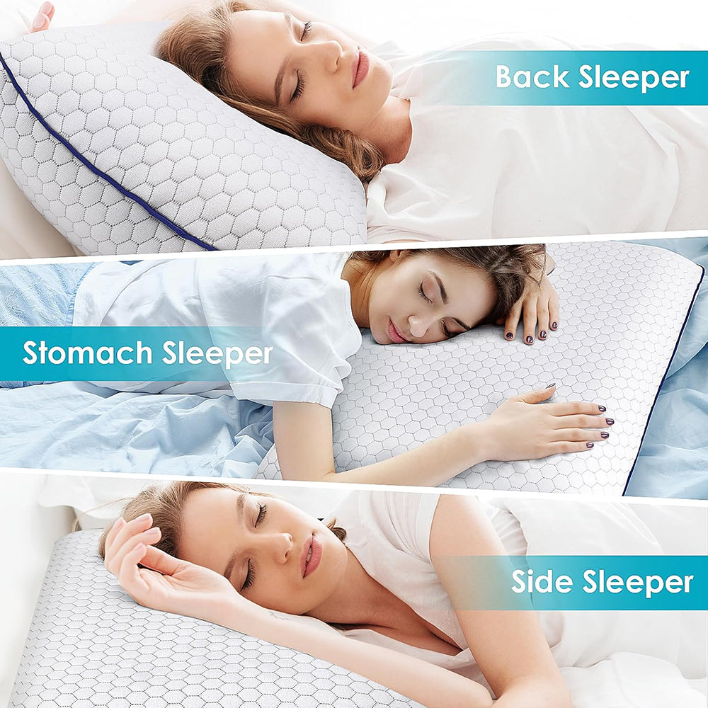 GeliPillex Kühlgel Memory-Foam-Kissen | Karnz