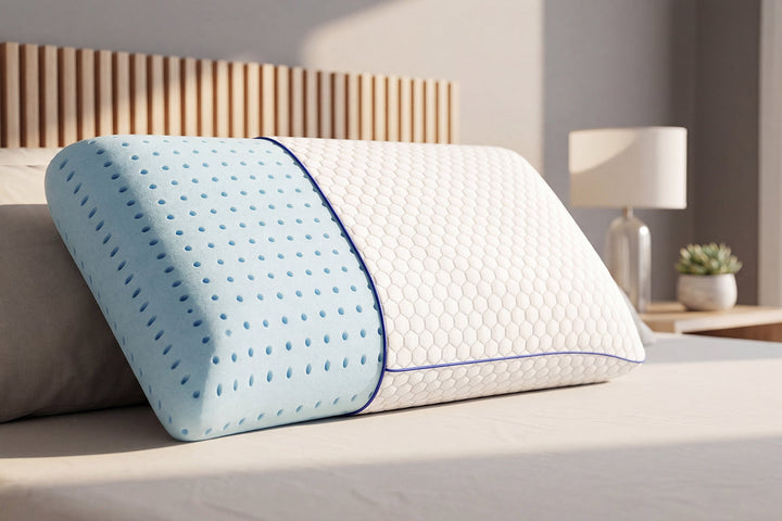GeliPillex Kühlgel Memory-Foam-Kissen | Karnz