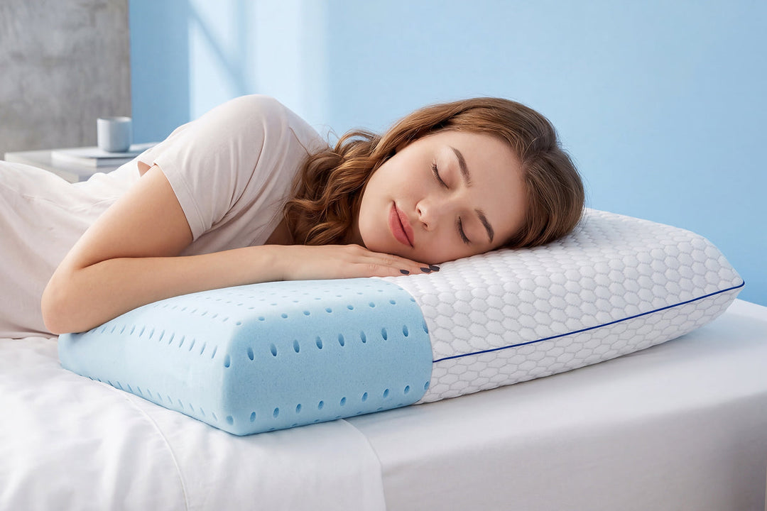 GeliPillex Kühlgel Memory-Foam-Kissen | Karnz