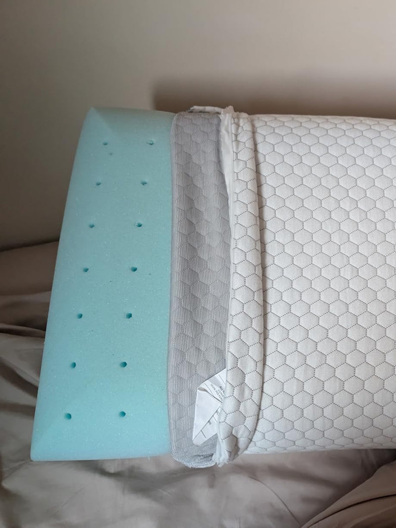 GeliPillex Kühlgel Memory-Foam-Kissen | Karnz