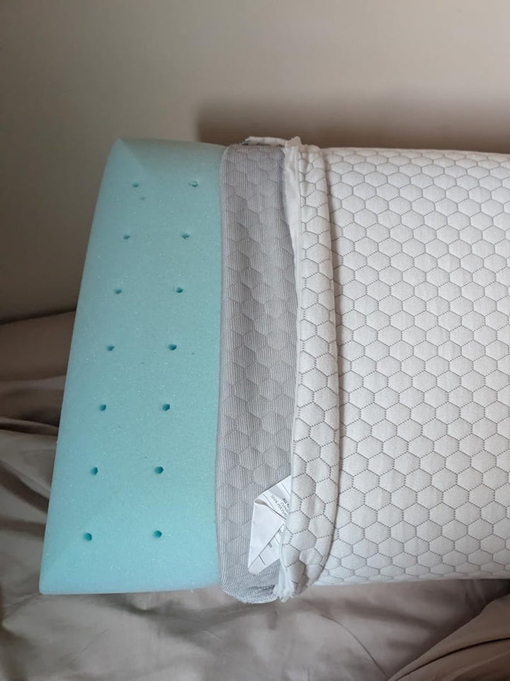 GeliPillex Kühlgel Memory-Foam-Kissen | Karnz