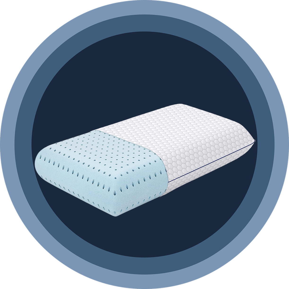 GeliPillex Kühlgel Memory-Foam-Kissen | Karnz