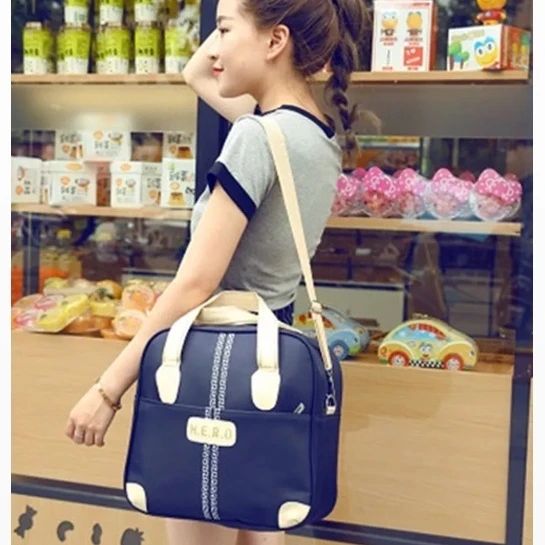 2-in-1-Trolley-Reisetasche mit Bordtasche
