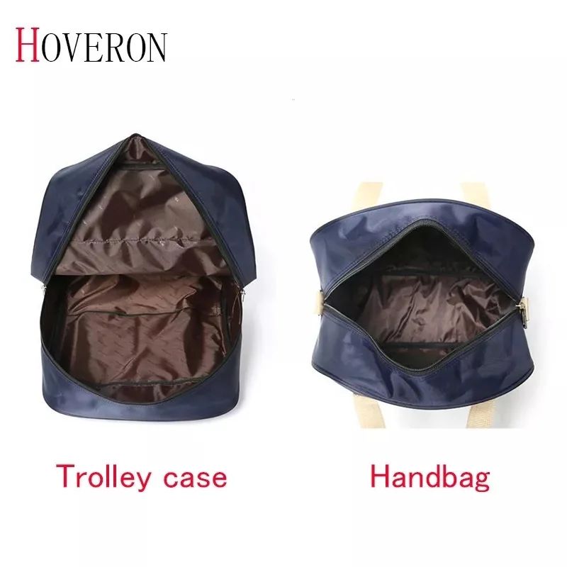 2-in-1-Trolley-Reisetasche mit Bordtasche